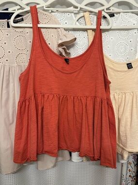 Women's Peplum Tank Top